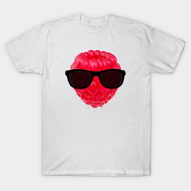Cool Raspberry T-Shirt by SandraKC